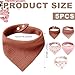 Satiskid 5er Pack Lätzchen Baby Musselin Dreieckstuch Halstuch Baby für Junge und Mädchen, Baumwolle Halstücher Verstellbare Super Weich und Absorbierend (Rosa)