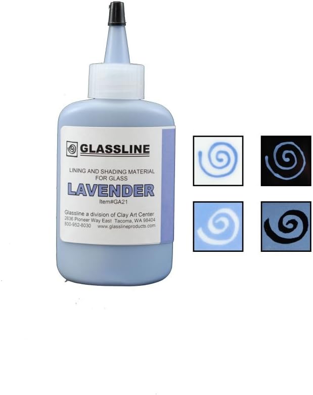 Lavender GLASSLINE FUSING PAINT PEN 2 oz Bottle