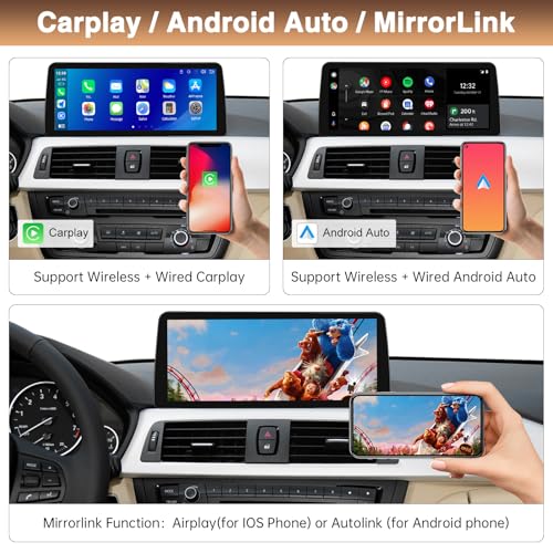 Radio para auto con pantalla táctil 12.3 pulgadas Bluetooth miniatura 4