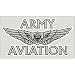 U.S. Army Aviation With Aircrew Wing Clear Decal