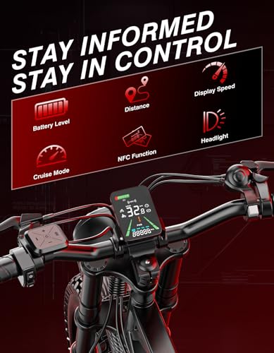 Image of Misodo Electric Dirt Bike for Adults Teens, 20 inch Fat Tire Electric Bike, 5500W Peak, 100 Miles Range, 7-Speed Mountain Ebike, Electric Bicycle, 48V Removable Battery, Hydraulic Brakes, Full Suspension