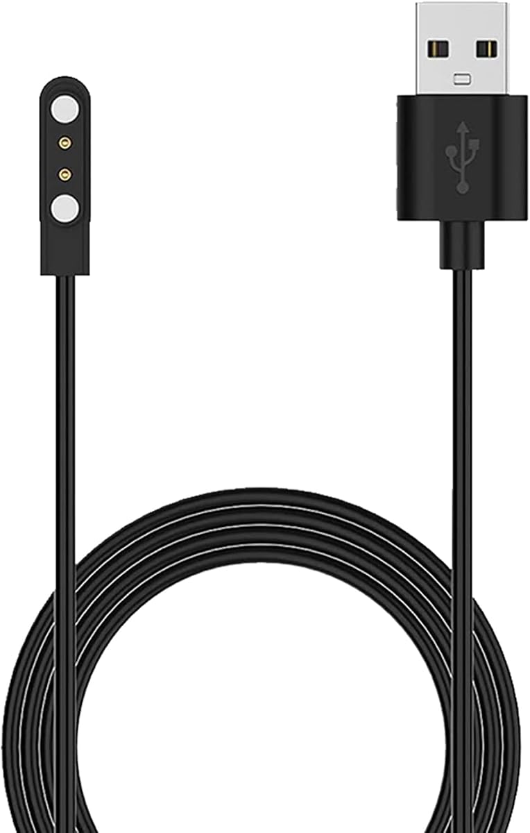 VeryFit Smartwatch Charger, Magnetic Charging Cable for SKG V7/V7 Pro/R8, ID205L, TOZO S2 S3, Umidigi Uwatch 3S 3 2S 2 / Urun/Uruns/Ufit, IDW26 /25/23/21/19/17/16 / 15/13 Smart Watch