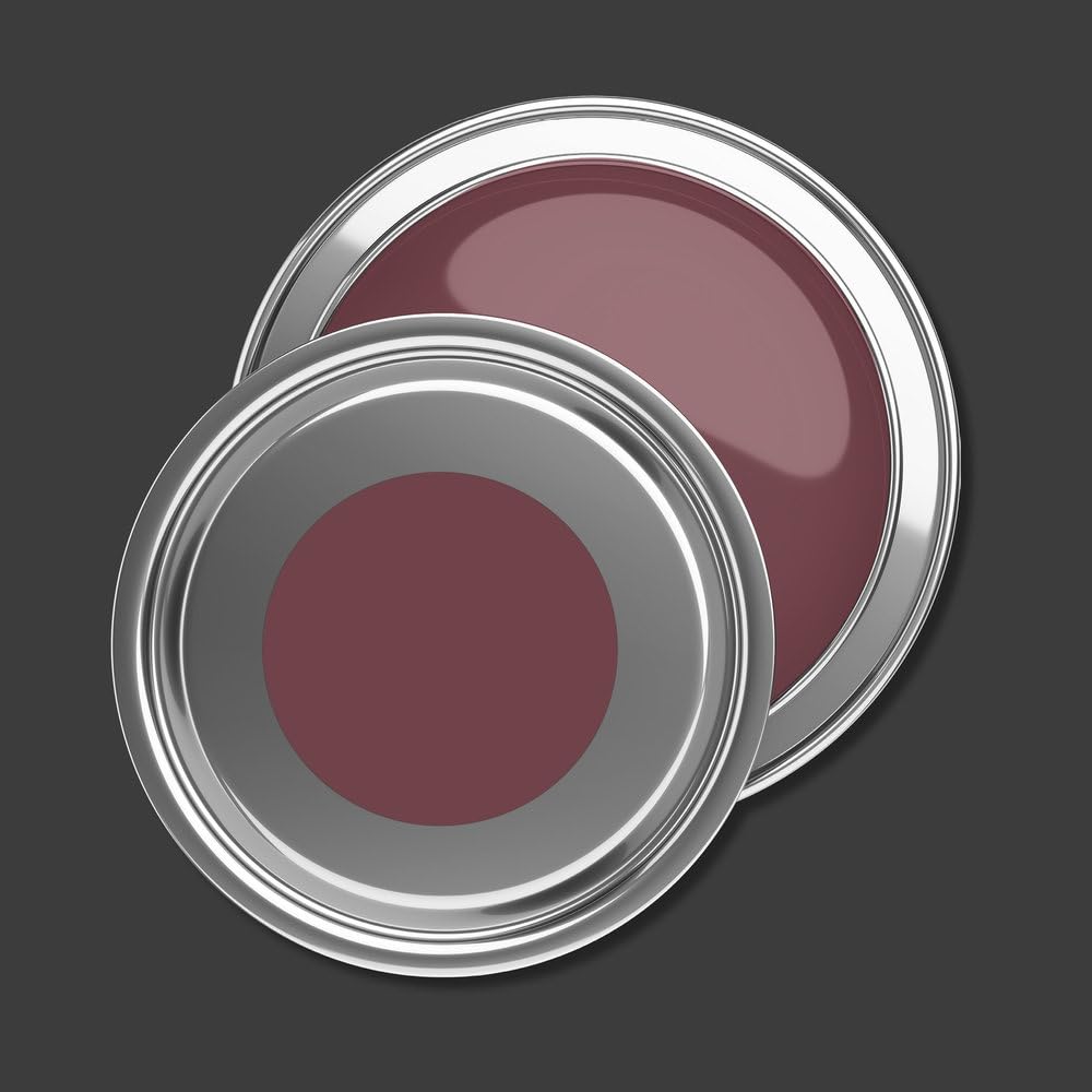 Wall Select Wandfarbe Rot - Backstein - abwaschbare Innenfarbe matt - Dispersionsfarbe - Geruchsarm und Lösemittelfrei - 1 Liter Gebinde