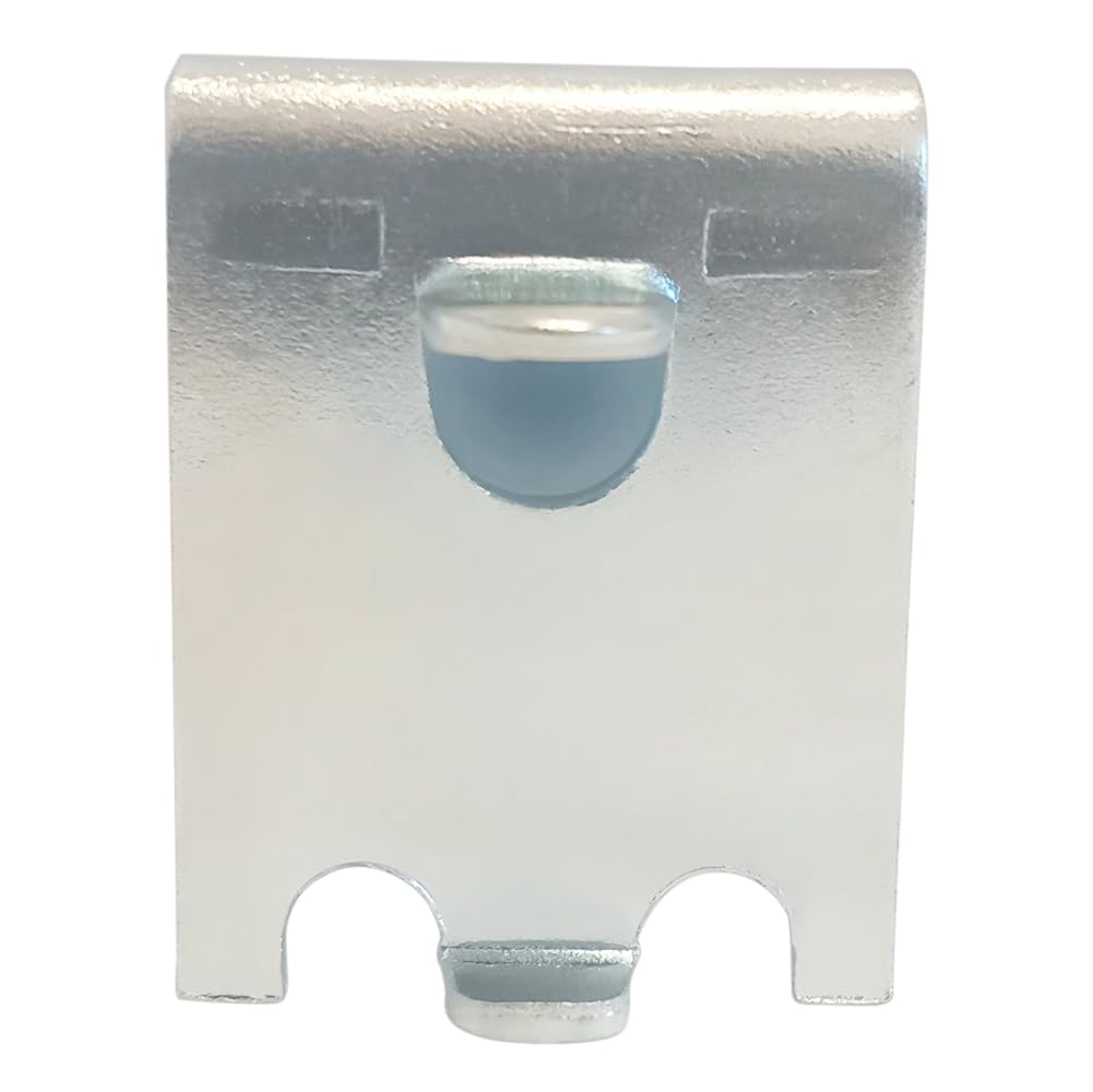 Pack of 32 Replacement Pilaster Shelf Clips - Zinc Plated Steel Shelf Clips for Commercial Refrigerators, Coolers, Freezers, Shelves, and Cabinets