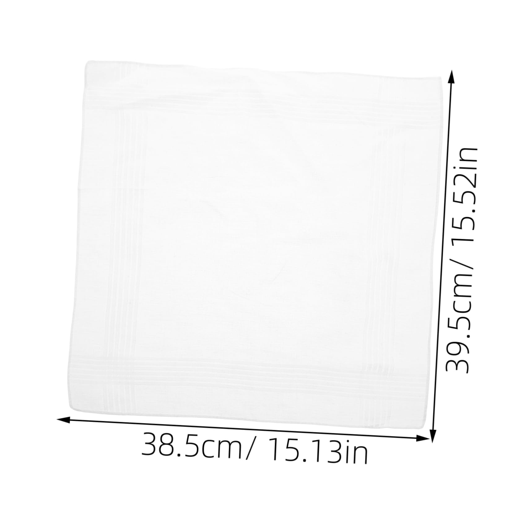FOMIYES Vintage Ladies Cotton Handkerchiefs Artistic Tie Dye Block Print Design White Handkerchiefs for Fashion Accessory Daily Use Special Events
