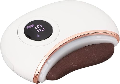 Masajeador de raspado facial eléctrico de 9 niveles con calefacción herramienta facial Gua Sha para levantamiento facial y reducción de hinchazón
