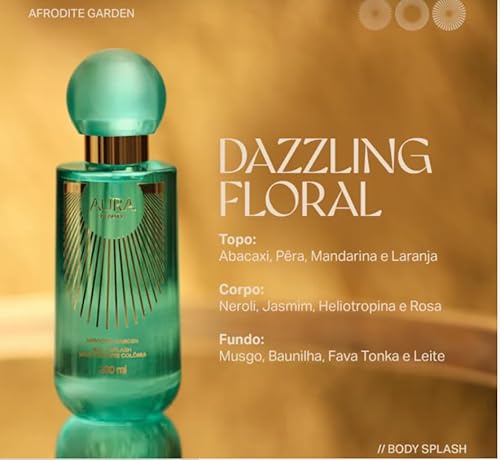 Body Splash desodorante colônia Aura beauty Afrodite Garden 200Ml