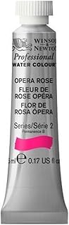 Winsor & Newton Acuarela Profesional - Pintura de Acuarela, Alta Luminosidad, Resistente a la Luz, Calidad de Archivo, Tubo de 5ML, Color Rosa Opera