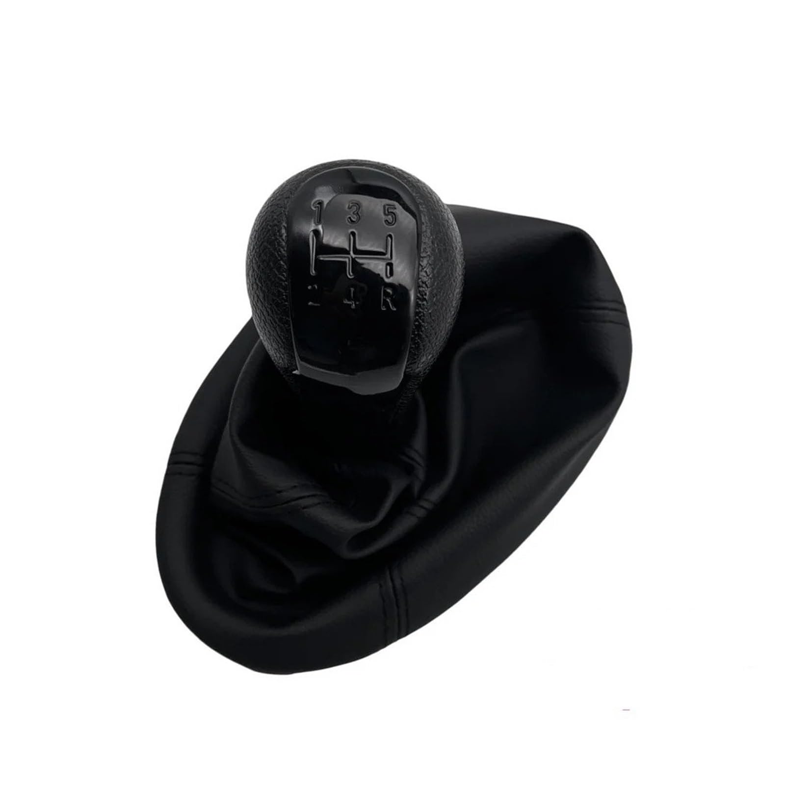 VAVGKDKPZB Shifter Lever Handle for Chevy for Spark M300 2011-2016 5 Speed Car Manual Gear Shift Knob with Boot Shifter Lever(Black)