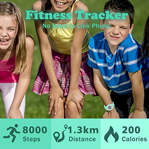 Image of Kids Watches for Girls Boys Digital Sport Watch with Step Counter Pedometer Vibration Alarm Clock, No App Waterproof Fitness Tracker Kids Watch Boys Girls Teens Students Ages 5-16