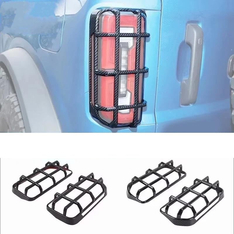 Boîtier feu arrière pour Ford Bronco 2021-2026 protection noire extérieure