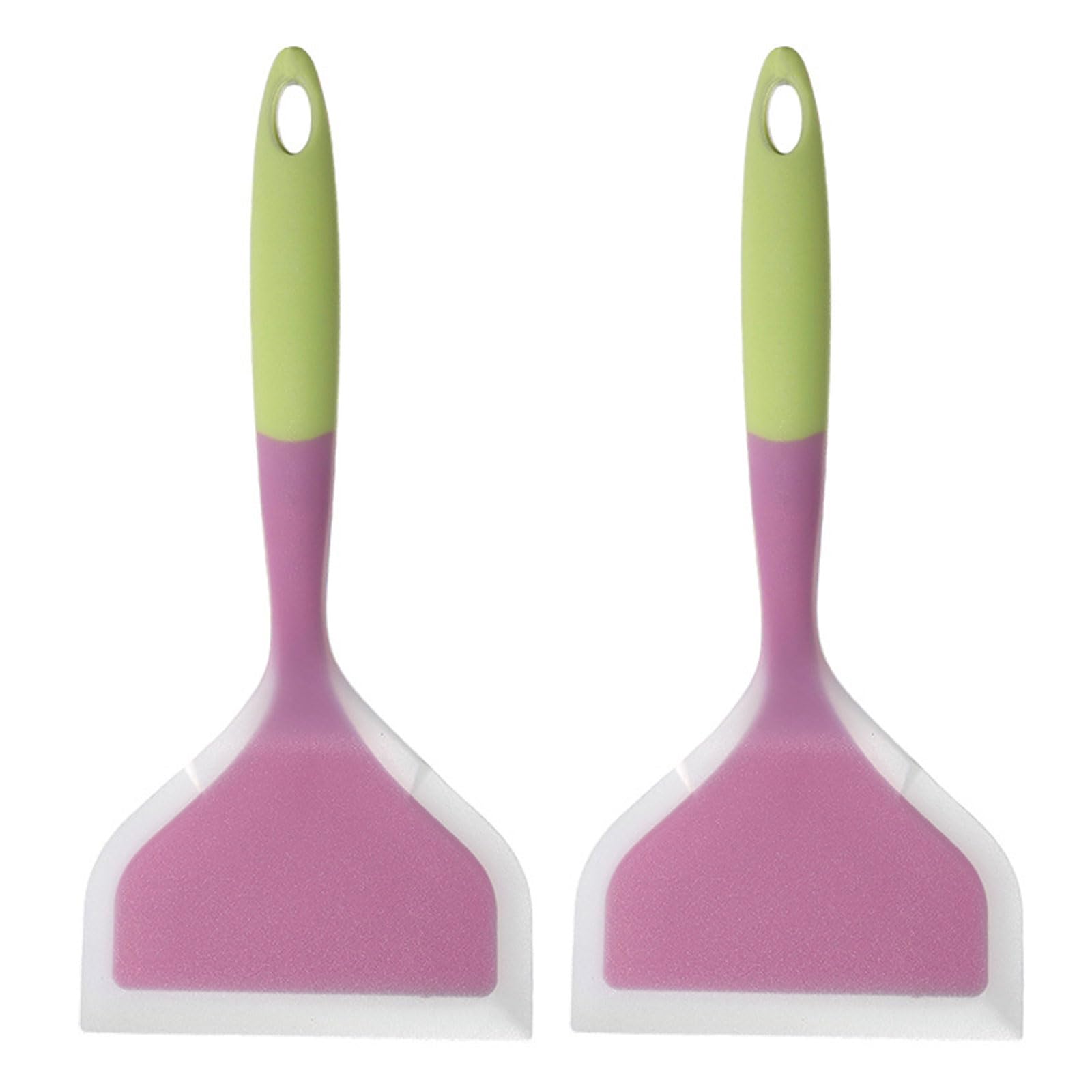 Tsophreniq Temperatures Silicone Cooking Spatula Soft on Pans Frying Spatula Ideal for Nonstick Cookware and Outdoor BBQ Soft Silicone Kitchen Utensils
