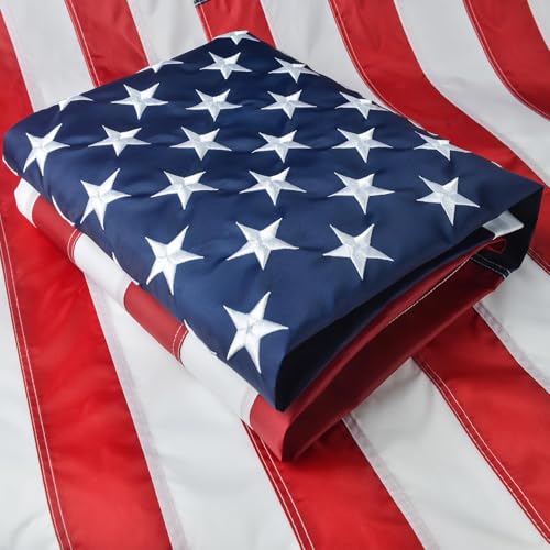 2x3 American Flags for Outside Outdoor Heavy Duty US Flag 2x3 ft USA Flag with Embroidered Stars and Sewn Stripes Brass Grommets
