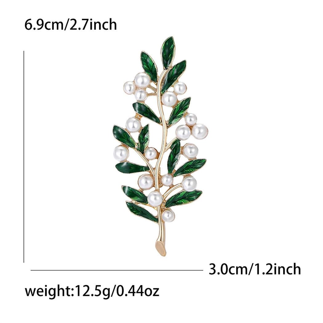 KKXXYQFC Unisex Emaille Gras Blume Brosche Pflanze Pin Büro Party Formelle Kleidung Schmuck Zubehör