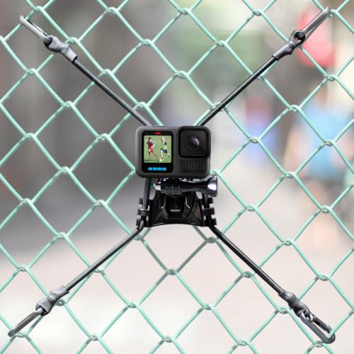 GEPULY Upgraded Fence Mount Chain Link for GoPro Hero...