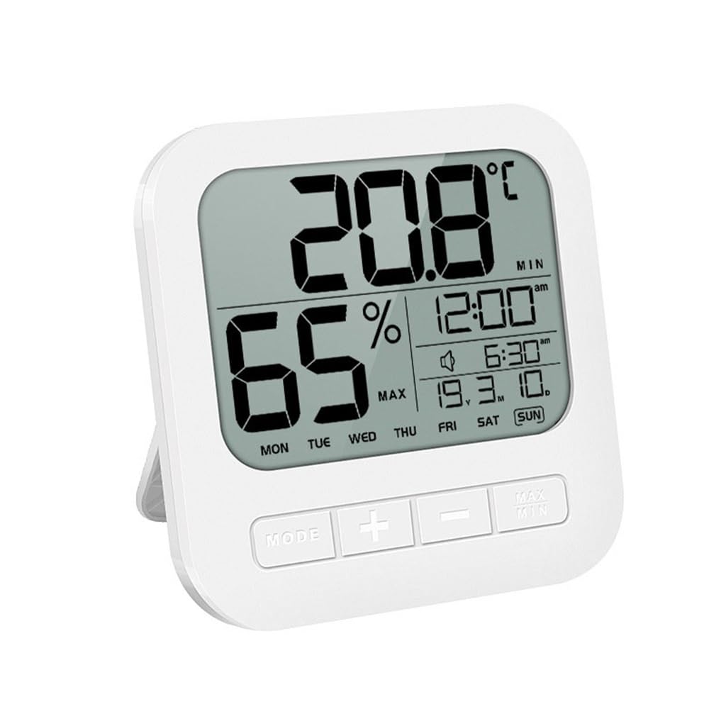 PNAWLLCF-65 Domowy termometr elektroniczny, uchwyt do pomiaru temperatury i wilgotności w pomieszczeniu wewnętrznym, ścienny