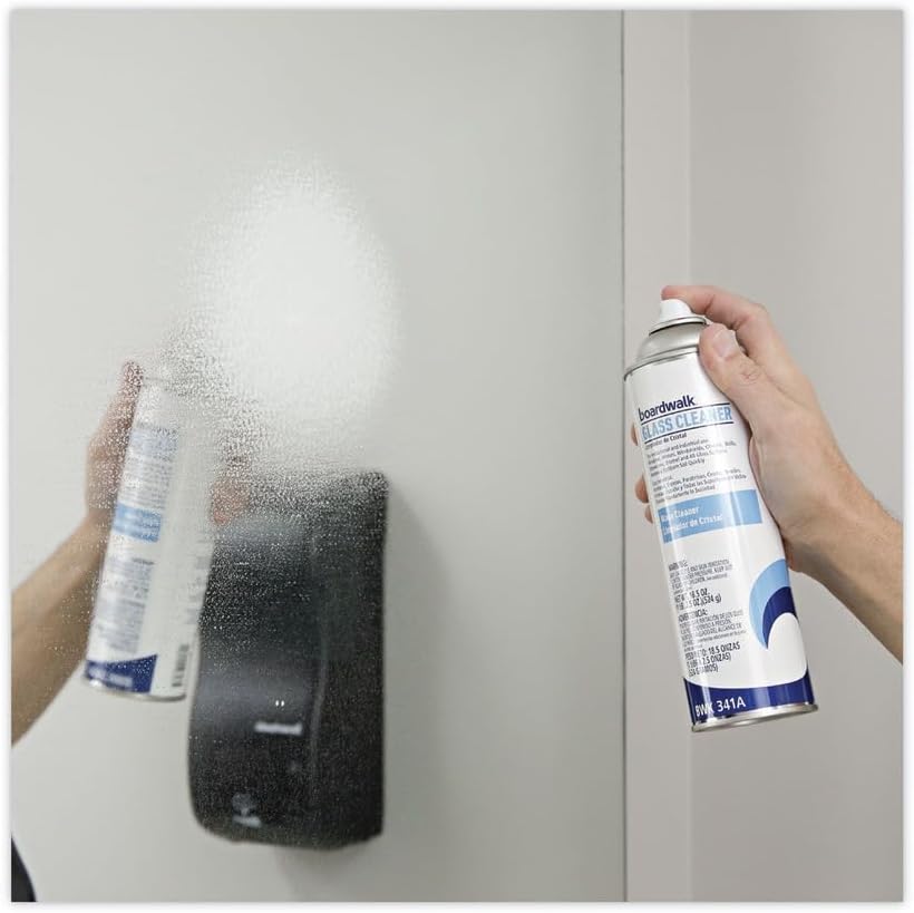 Boardwalk 341ACT Glass Cleaner, Sweet Scent, 18.5 oz. Aerosol Can (Case of 12)