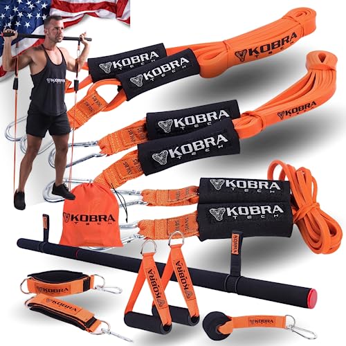 The Ultimate Resistance Bands Set| Durable Exercise Bands With Bar & Handles| Workout Bands For Men And Women| Portable Gym Power Bands For Optimal Fitness #TOP28