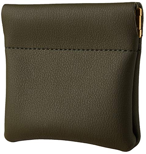 Image of Travelambo Leather Squeeze Coin Purse Pouch Change Holder for Men & Women