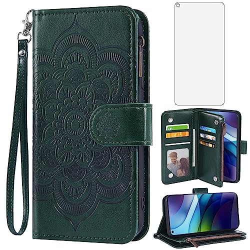 Housse Moto G Stylus 5G 2021 antichoc avec porte-cartes et verre
