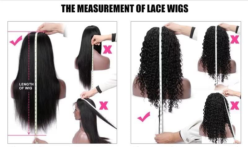 Miniatura 8 de Zealady Peluca de cabello humano lacio tipo afro con diadema para mujeres negras, densidad 180, peluca de cabello humano lacio Yaki, sin pegamento,