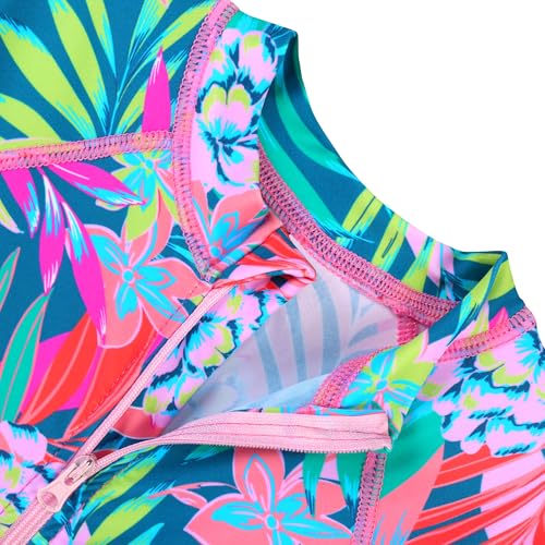 Image of XFGIRLS Baby /Toddler Girls Swimsuit Long Sleeve One-Piece Bathing Suit Rash Guard