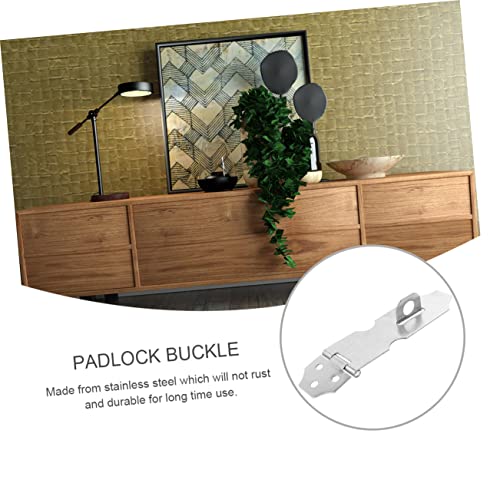 Image of DOITOOL 20pcs Stainless Steel Hasp Latch Lock Heavy Duty Door Hooks for Cabinet Doors Safety Cabinet Locks