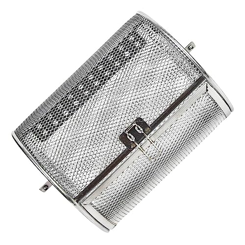 Garneck Bbq Grill Rotisserie Basket Stainless Steel Roasting Cage Electric Oven Baking Cage