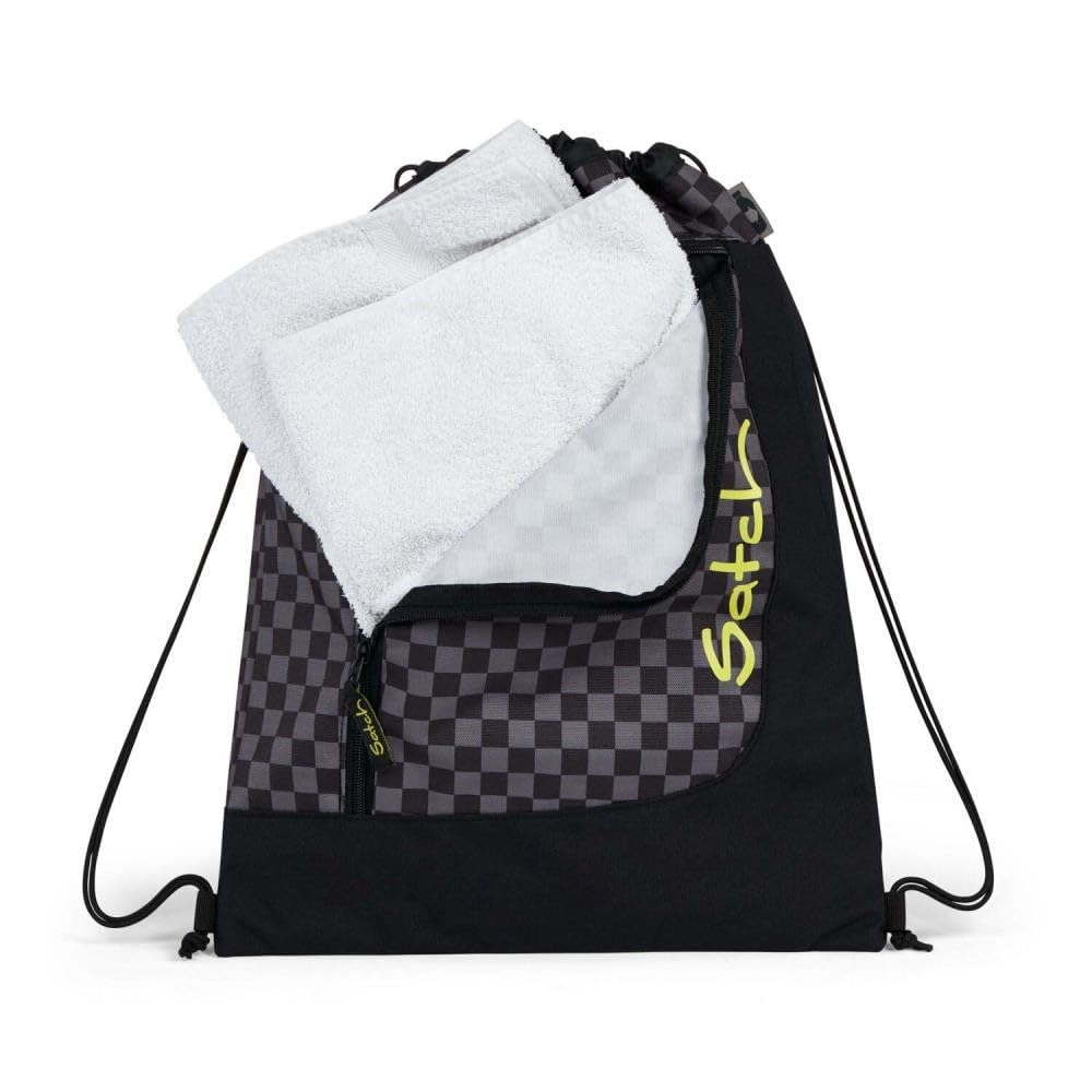Satch Pack Schulrucksack Set 3tlg. inkl. Schlamperbox und Sportbeutel (Blackjack)