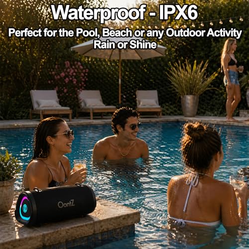Image of OontZ Angle 3XL Gen 2 Bluetooth Speaker, 120W, 100-Ft Range, Light Show