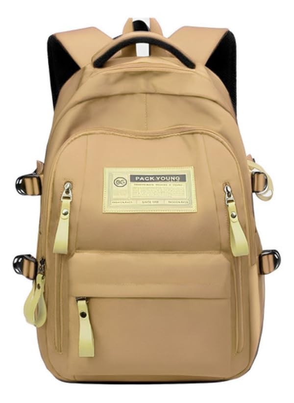 Mochila Feminina e Masculina Escolar Passeio Grande Capacidade Impermeável Lindo Modelo (marrom)