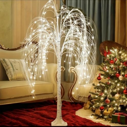 47 Inch Luminous Weeping Willow Tree with 180 Fairy Lights
