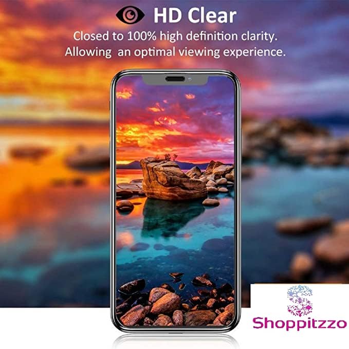 Image of Military Grade-Gorilla Tempered Glass Screen Protector-with 100% Fingerprint Sensor Working-Edge to Edge Full Screen Coverage-9H Hardness-With Easy Installation Kit-Black(Pack Of 1)-Compatible With Motorola Edge 50 Fusion|G85 (6.67 Inch)