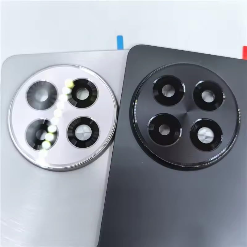 Compatible Rear Glass Panel for OnePlus 13R – Battery Door Back Cover, Battery Back Cover Housing Replacement Part (Black)