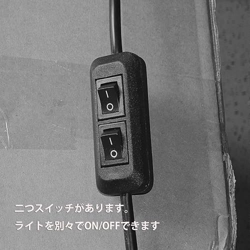 FSLIVING 植物育成スタンド 2灯 角度調節可 A3-ZWD-SSB-2D-410 の商品画像 2