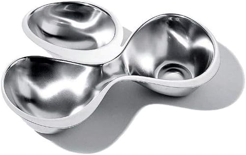 Alessi Contenedor Babyboop de 3 secciones, acero