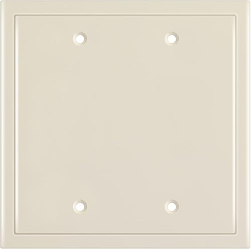 Miniatura 26 de Henne Bery Placa decorativa de pared con borde moderno, tapa de tomacorriente para cubrir enchufe, aleación de zinc maciza duradera