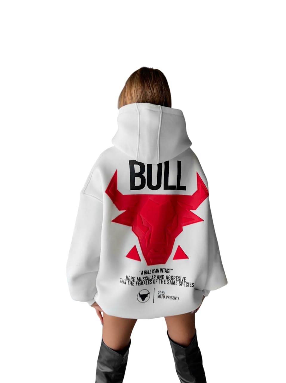 Oversize Bull Hoodie - Off White
