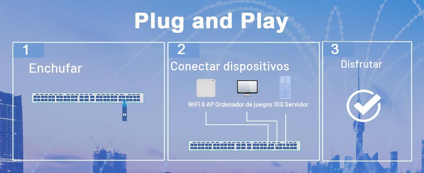 [Paquete de 1] Transceptor SFP+ a RJ45, módulo SFP+ de Cobre, Cat.6a/7, hasta 30 m, para Cisco SFP-10G-T-S, MikroTik S+RJ10, Ubiquiti UF-RJ45-10G, Netgear AXM765, TP-Link, Fortinet