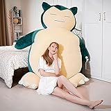 FUMANY Snorlax Bean Bag Chair Giant Unstuffed Snorlax Plush Toy Anime Cover with Zipper for...