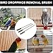 Zerodis 3PCS Brushes for Pets Bird Cage Brush Wooden Cleaning Brush Portable Long Handle Bird Cage House Brush Accessory for Pet Birds Parrots Cage