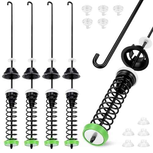 Upgraded W11130362 Washer Suspension Rods for Whirlpool WTW5000DW3 WTW5000DW2 MVWX655DW1 MVWC565FW1 MVWC565FW2 MVWC565FW0 Washer Suspension Rod Kit for Maytag Kenmore