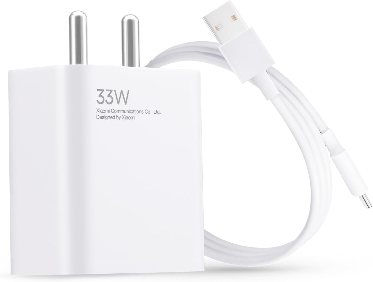 Mi 33W SonicCharge 2.0 USB Charger for Cellular Phones, White