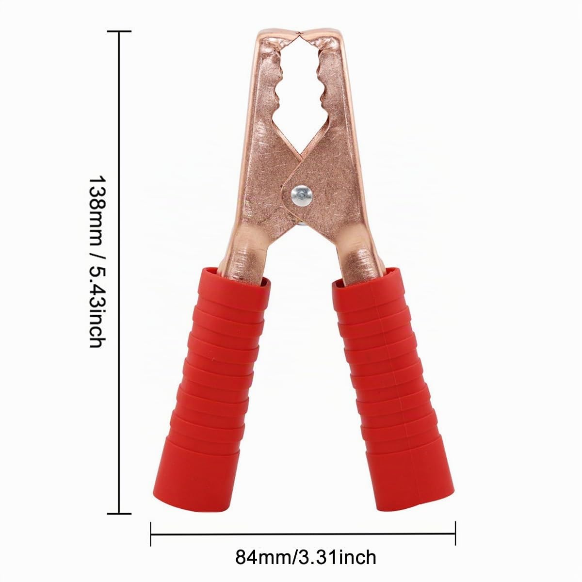 Greluma 1 Paire Pinces de câble de démarrage de Batterie 200 A,Pinces Crocodiles Robustes,Pince de suralimentation pour câbles de démarrage,Pinces de Chargeur de Batterie de Voiture,pour véhicule