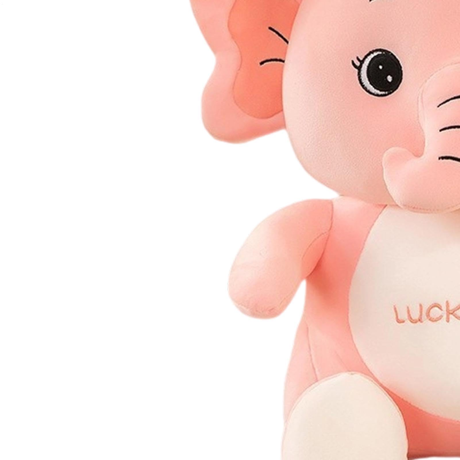 Pluszowy Słoń Słodka Kreskówkowa Miękka Dekoracja Wnętrz | 40 cm Urocze Pluszowe Zabawki Maskotki Dla Chłopców Dziewczynek Kobiet Domu Sypialni Salonu Biura Łóżka Półki Samochodu
