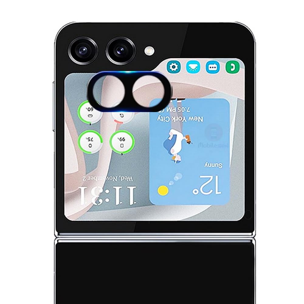 MobileZon Back Camera Lens Tempered Glass Screen Guard Protector Cover for Samsung Galaxy Z Flip 5 (Black) (B0CDBZ46Y6) Amazon Price History, Amazon Price Tracker