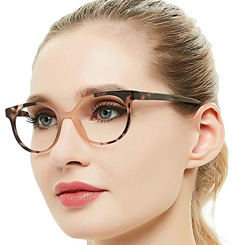 OCCI CHIARI Women Stylish Round Reading Glasses for Reader 1.0 1.25 1.5