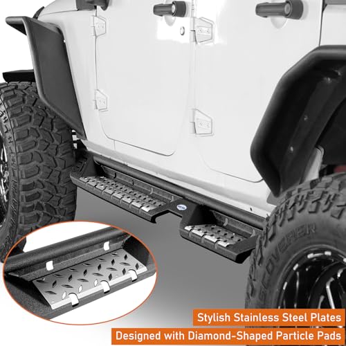 Estribos laterales para Jeep Wrangler JK 2007-2018 miniatura 4