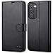 Produktbild OCASE Hülle Samsung Galaxy S23 Handyhülle [Premium PU Leder] [Kartenfach] [Standfunktion] Cover RFID Schutzhülle Etui Kompatibel für Galaxy S23 Klapphülle Schwarz 6,1 Zoll