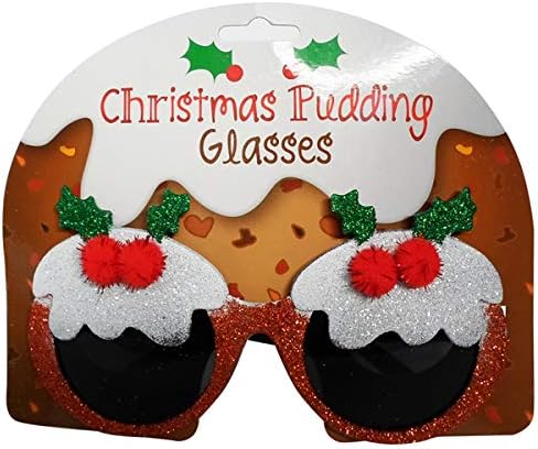 Diabolical Gifts DP0647 Christmas Pudding Glasses, Mixed